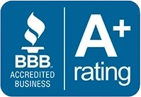 Better Business Bureau Accredited Business with A+ Rating